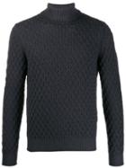 Tagliatore Turtle Neck Jumper - Grey