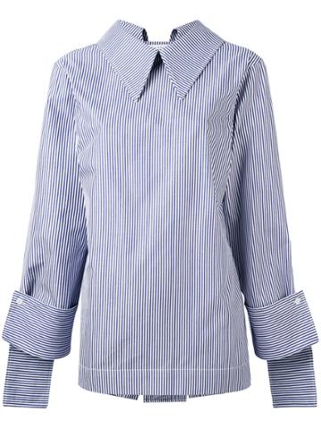 Delada Striped Blouse - Blue