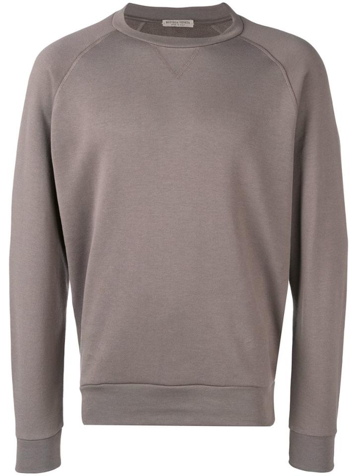 Bottega Veneta Crew Neck Sweatshirt - Brown