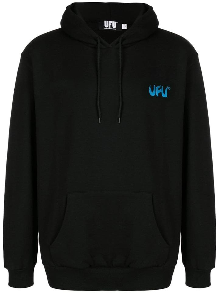 Used Future Hooded Graphic Printed Sweatshirt - Black