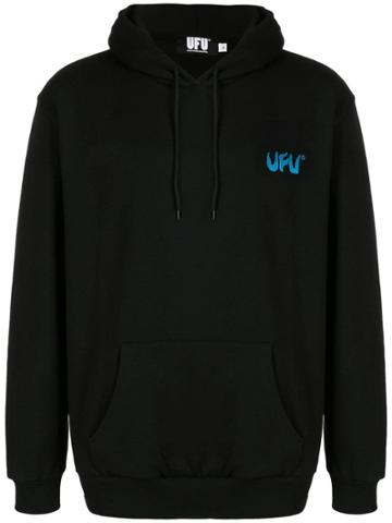 Used Future Hooded Graphic Printed Sweatshirt - Black