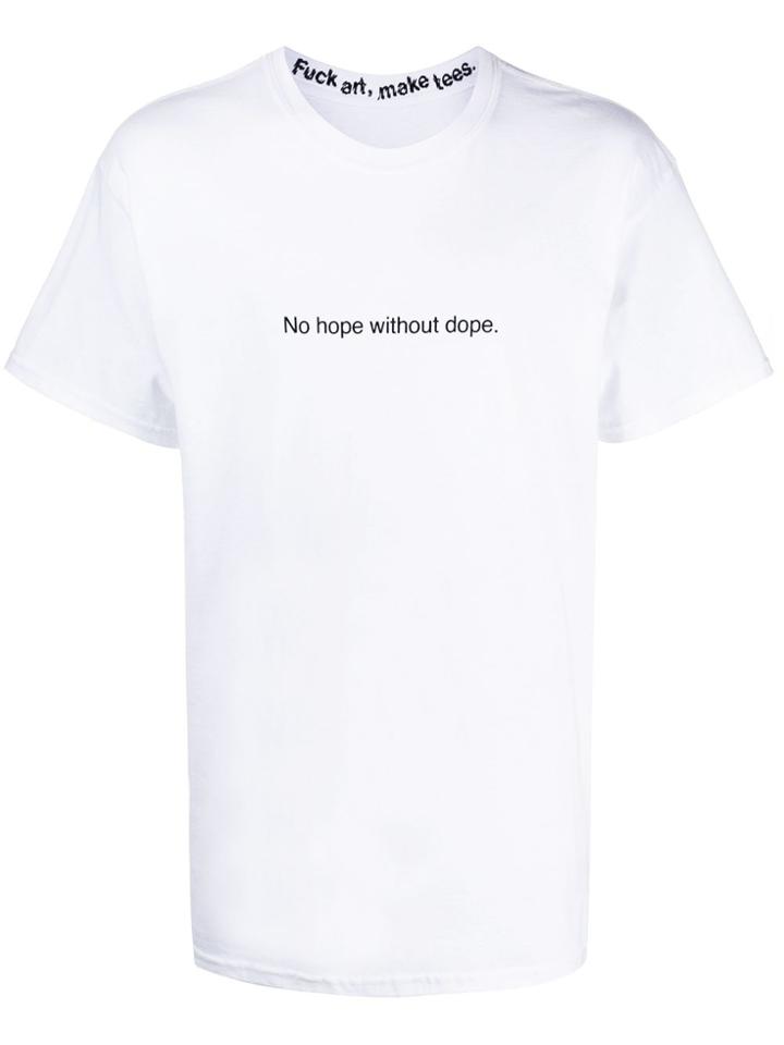 F.a.m.t. Slogan T-shirt - White