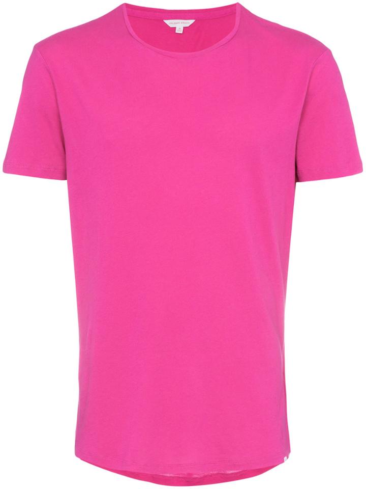 Orlebar Brown Paradise Tailored Fit Crew Neck T-shirt - Pink & Purple