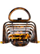 Cult Gaia Lilleth Mini Tote Bag - Brown