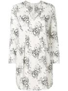 L'autre Chose Floral Print Dress - Nude & Neutrals