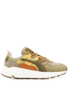 Diadora Contrast Panel Low-top Sneakers - Green