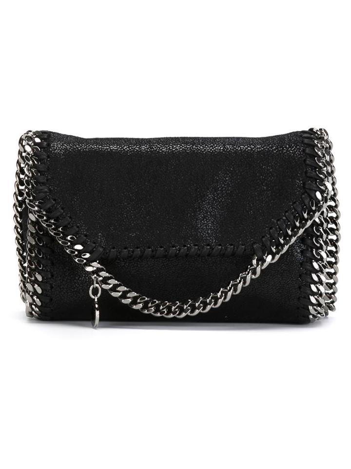 Stella Mccartney 'falabella Shaggy Deer' Crossbody Bag, Women's, Black, Cotton/metal (other)