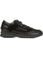 Lanvin Paneled Sneakers, Men's, Size: 5, Black, Calf Leather/leather/suede/rubber