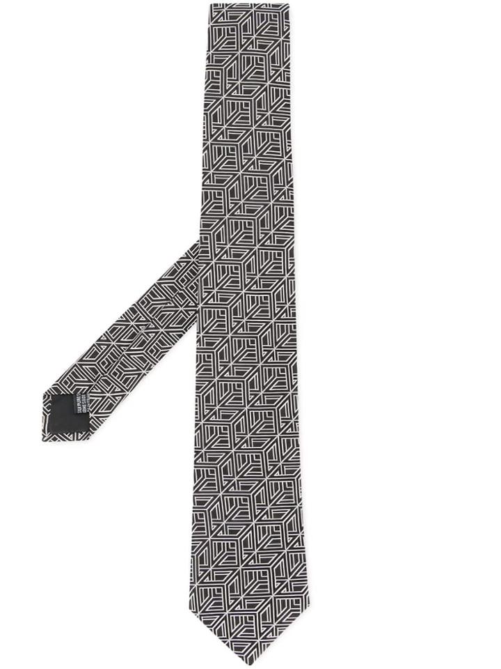 Cerruti 1881 3d Jacquard Tie - Black
