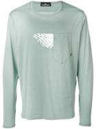 Stone Island Shadow Project Long Sleeve Print T-shirt - Green