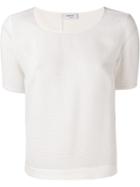 Akris Semi Sheer Woven T-shirt
