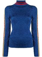 Hilfiger Collection Contrast Glitter Jumper - Blue