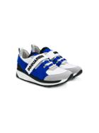 Dsquared2 Kids Velcro Sneakers - Blue