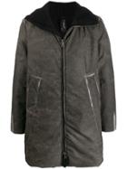 Transit Mid-length Padded Coat - Grey