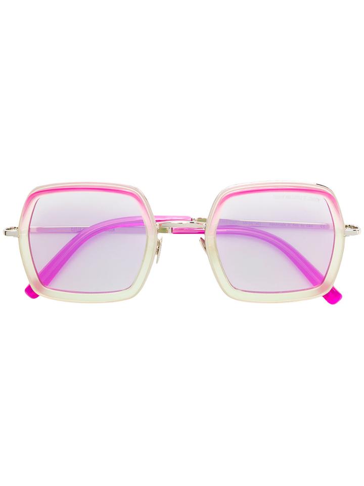 Cutler & Gross Oversized Square Shaped Sunglasses - Pink & Purple