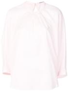 Chalayan Flared Blouse - Pink & Purple