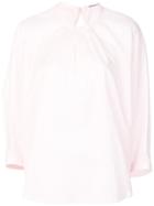 Chalayan Flared Blouse - Pink & Purple