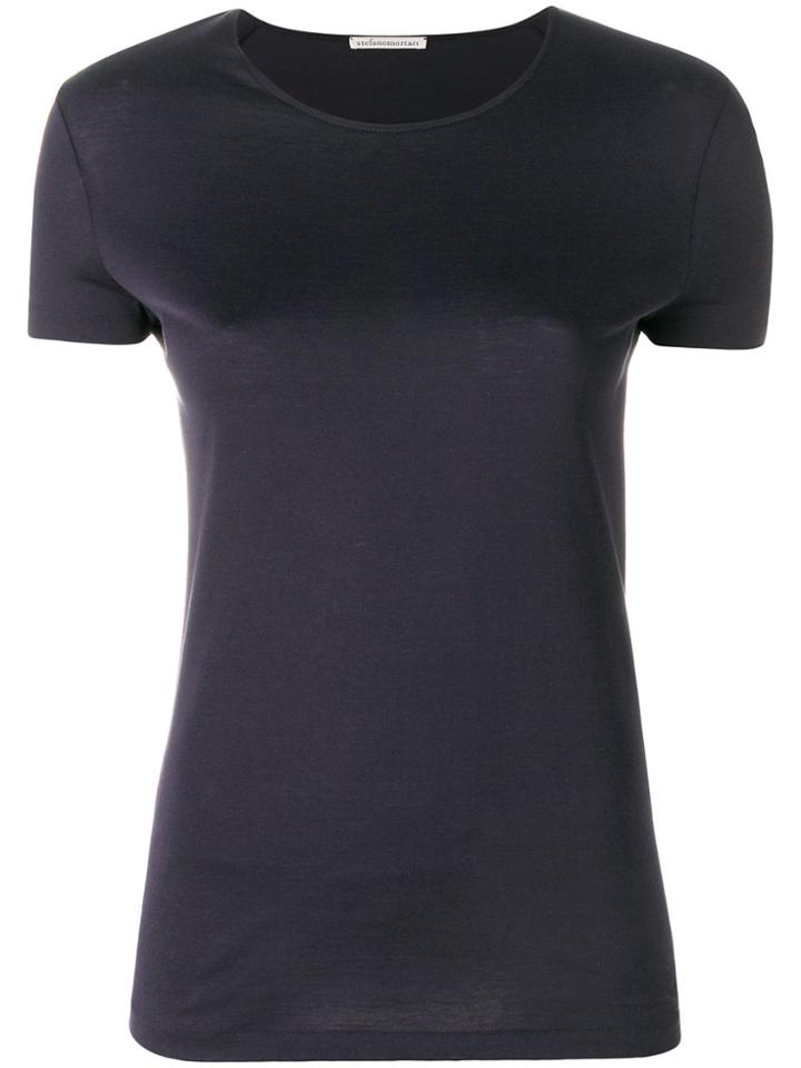 Stefano Mortari Short-sleeve Fitted T-shirt - Blue