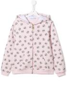 Chiara Ferragni Kids Teen Printed Eye Hoodie - Pink