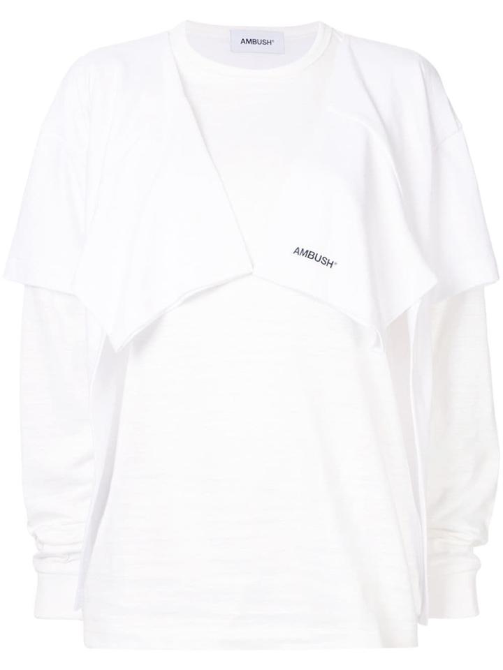 Ambush Layered Style T-shirt - White