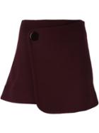 Vanessa Bruno A-line Short Skirt, Women's, Size: 38, Pink/purple, Acrylic/wool