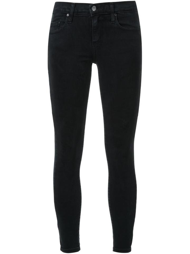 Nobody Denim - 'geo' Ankle Skinny Jeans - Women - Cotton/polyester/spandex/elastane/rayon - 31, Black, Cotton/polyester/spandex/elastane/rayon