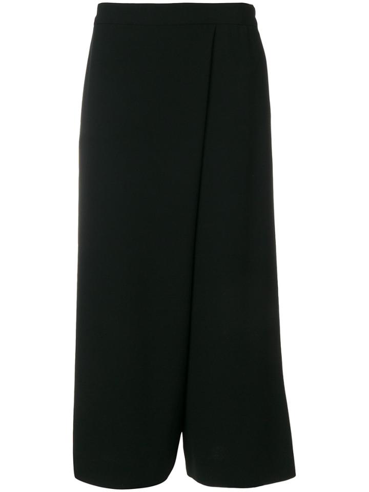 Paule Ka Wide Leg Trousers - Black