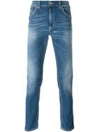 Dondup 'ramones' Jeans, Men's, Size: 32, Blue, Cotton/polyester/spandex/elastane