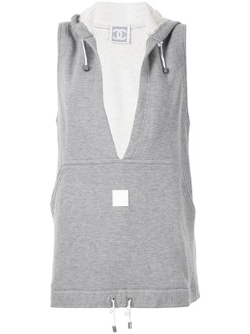 Chanel Pre-owned Sport Line Sleeveless Vest Top - Grey