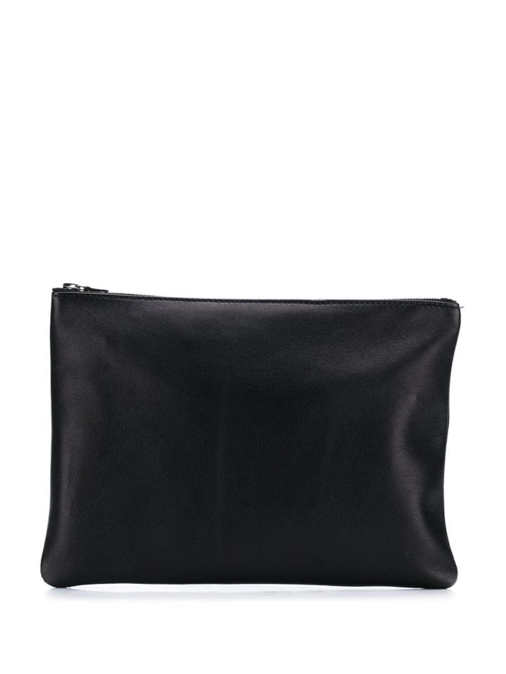 Isaac Reina Plain Wash Bag - Black