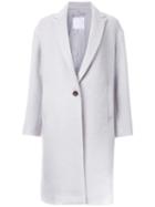 Cityshop Classic Lapel Coat, Women's, Size: 36, Grey, Wool/mohair/acrylic