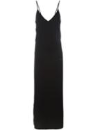 P.a.r.o.s.h. Side Slit Dress, Women's, Black, Polyester