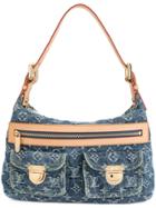 Louis Vuitton Vintage Baggy Pm Monogram Denim Shoulder Bag - Blue