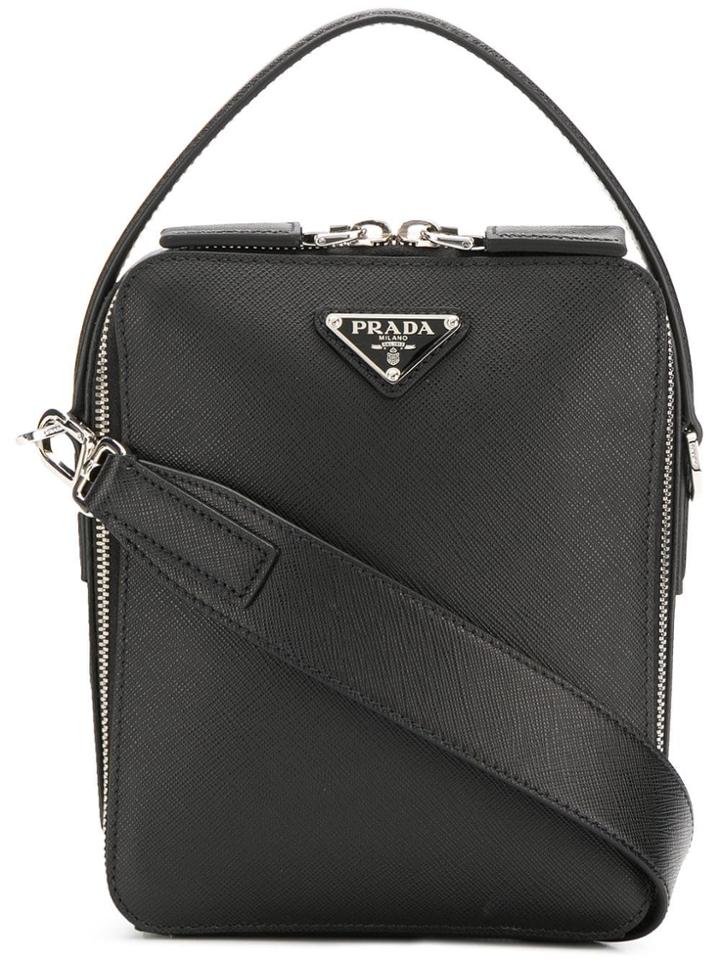 Prada All-around Zipped Tote - Black