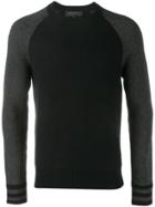 Rag & Bone Colour Block Jumper - Black