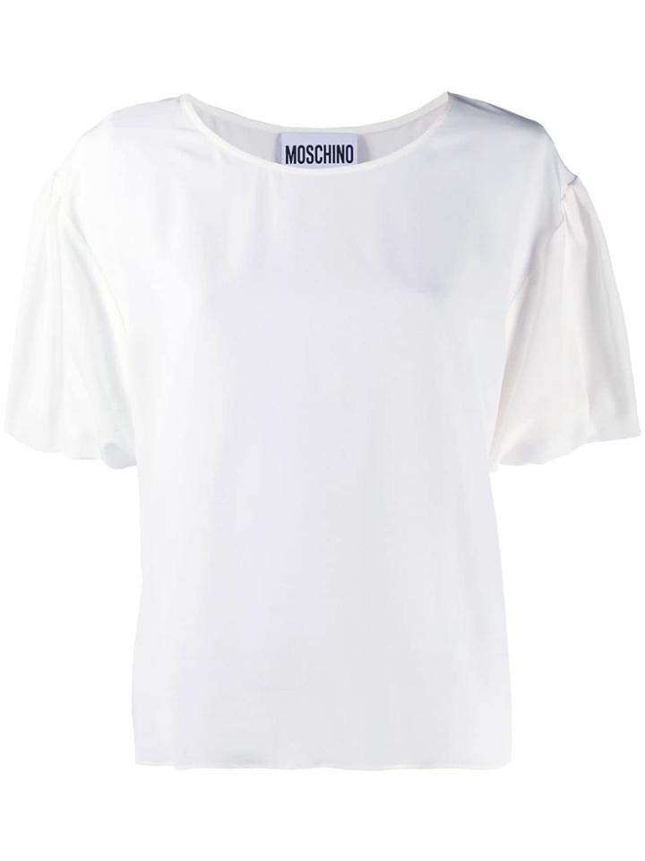 Moschino Puff Sleeve T-shirt - White