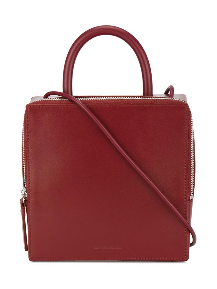 Building Block Box Cross-body Bag - Red