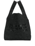 Maison Margiela Numeric Logos Shopper Tote - Black