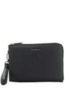 Z Zegna Logo Clutch - Black