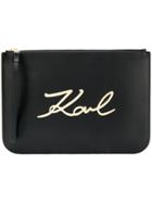 Karl Lagerfeld K/signature Pouch Bag - Black