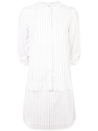Maison Rabih Kayrouz Striped Poplin Dress - White