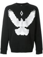 Marcelo Burlon County Of Milan Dove Crewneck Sweatshirt - Black