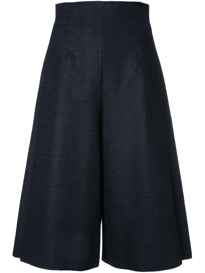 Rito Wide Fit Short Trousers, Women's, Size: 36, Grey, Wool