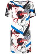 Paul & Joe - Graphic Floral Print Dress - Women - Silk/polyester - 40, White, Silk/polyester