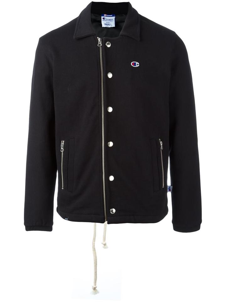 Champion 'champion X Beams' Sport Jacket, Men's, Size: Medium, Black, Cotton/polyester