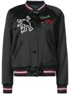 Coach X Keith Haring Varsity Jacket - Black