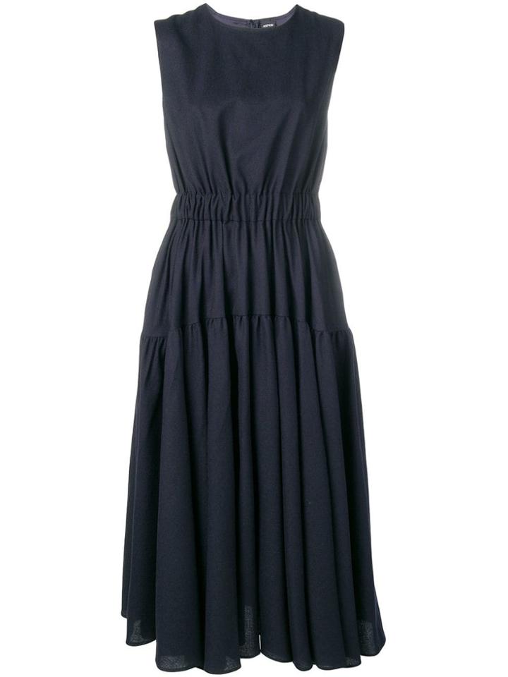 Aspesi Round Neck Sundress - Blue