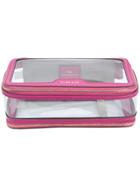 Anya Hindmarch Take Off Travel Purse - Pink & Purple
