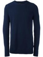 Barbour Heritage 'bearsden' Crew Neck Jumper, Men's, Size: Xl, Blue, Cotton