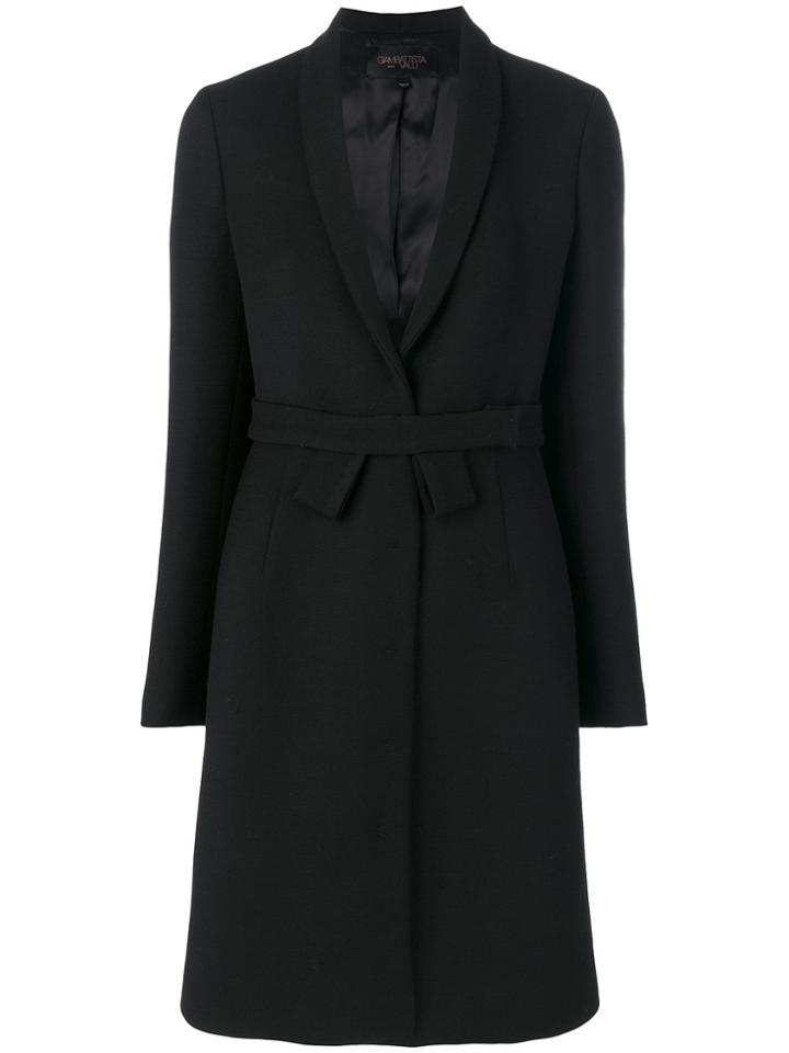 Giambattista Valli Belted Coat - Black